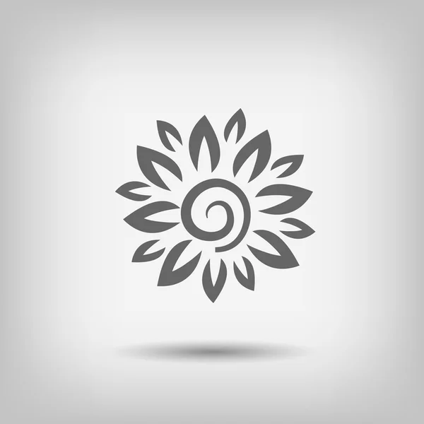 Pictogramme de fleur de fleur — Image vectorielle