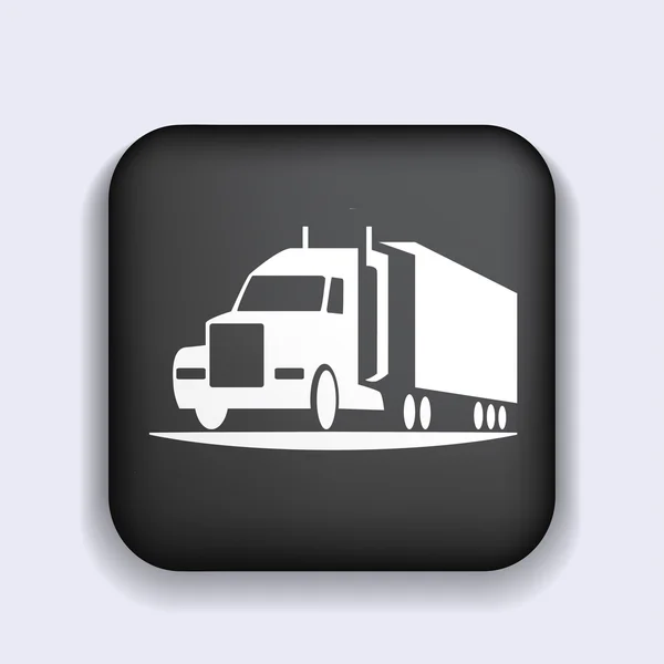 Pictograph van vrachtwagen pictogram — Stockvector