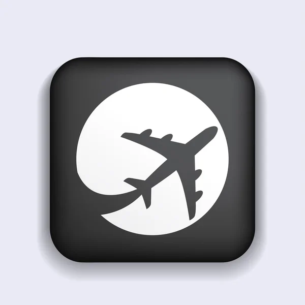 Ikony Symbols ikony samolotem — Wektor stockowy