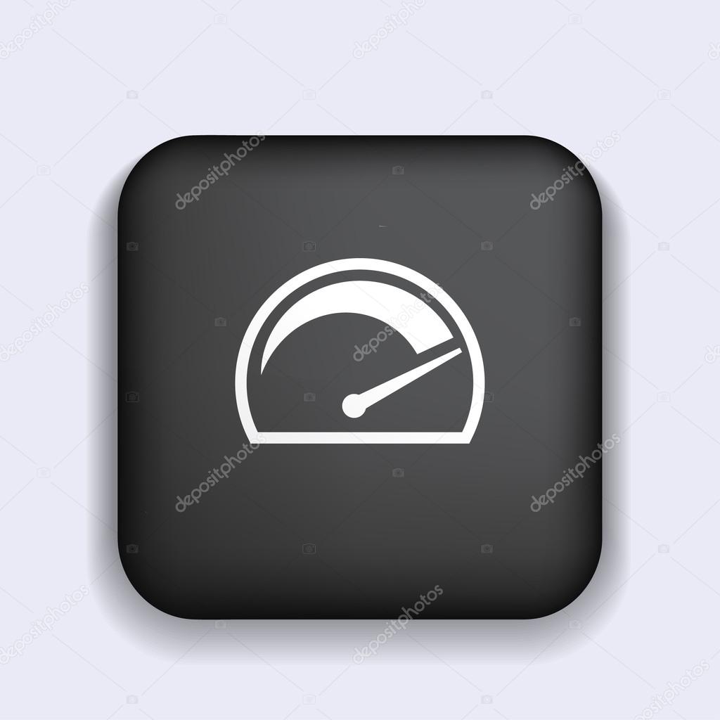 Pictograph of speedometer design