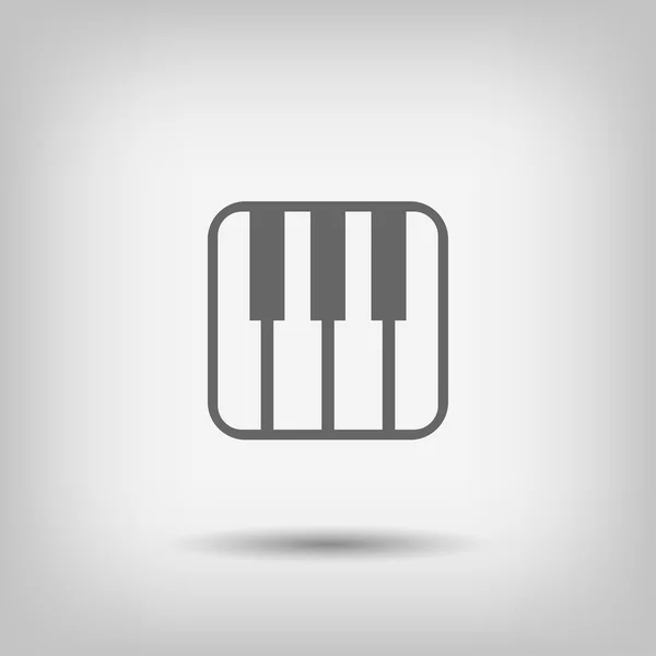 Pictografía del teclado musical — Vector de stock