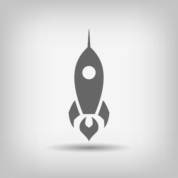 Rakéta ikon jele — Stock Vector