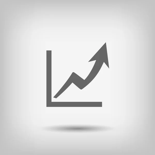 Pictograph av diagram ikon — Stock vektor