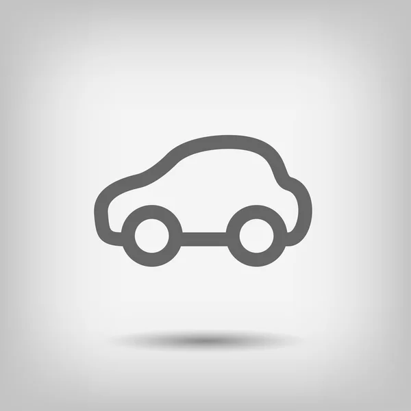 Pictografía del icono del coche — Vector de stock