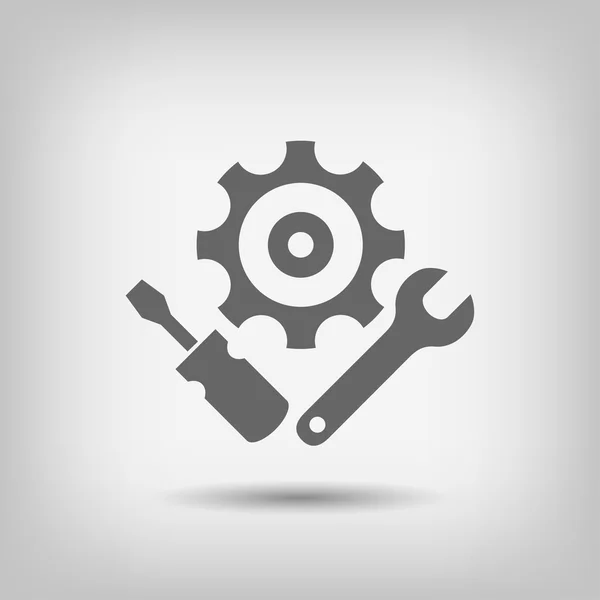 Pictograph of gear icon — Stock Vector