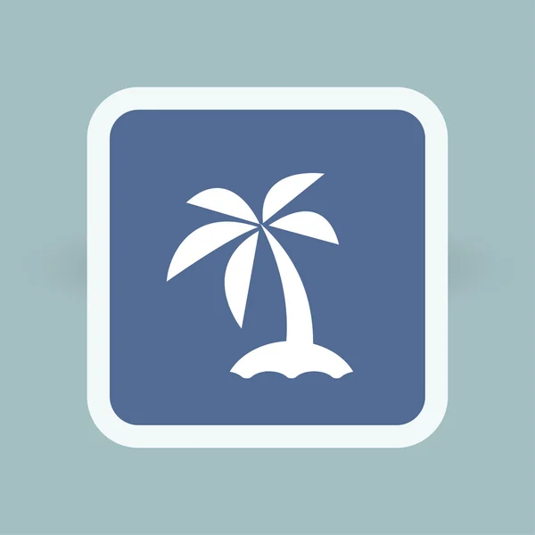 Ikona ikony ostrov — Stockový vektor
