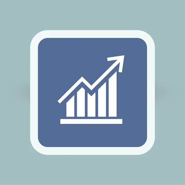 Pictograph av diagram ikon — Stock vektor