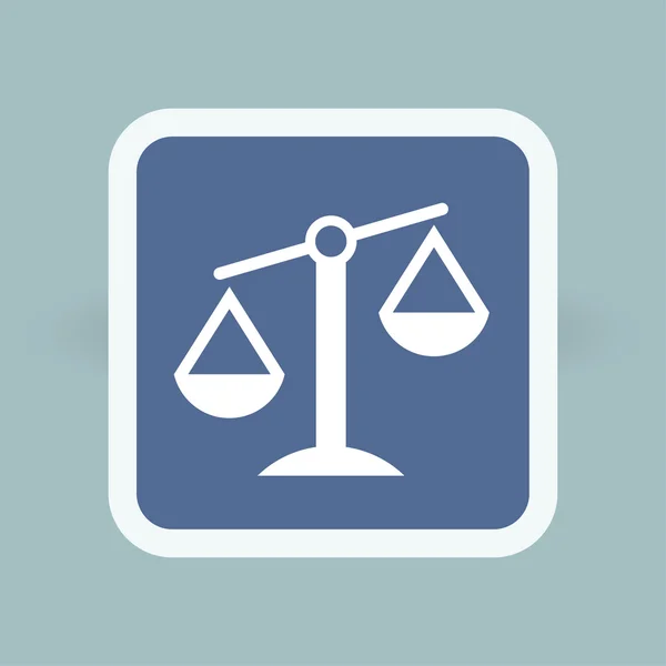 Pictograph van Justitie schalen — Stockvector