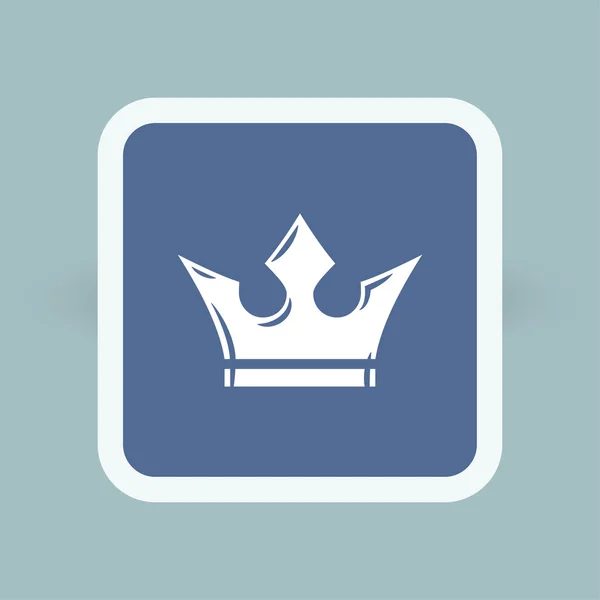 Pictograph van kroon pictogram — Stockvector