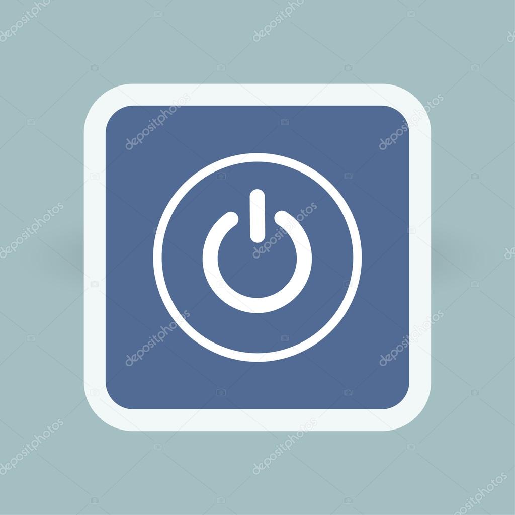 Pictograph of power icon