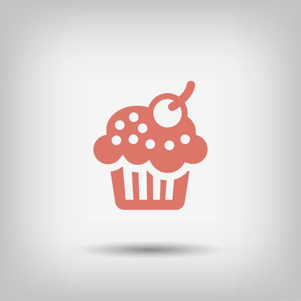 Pictograph of cake icon — Stock Vector