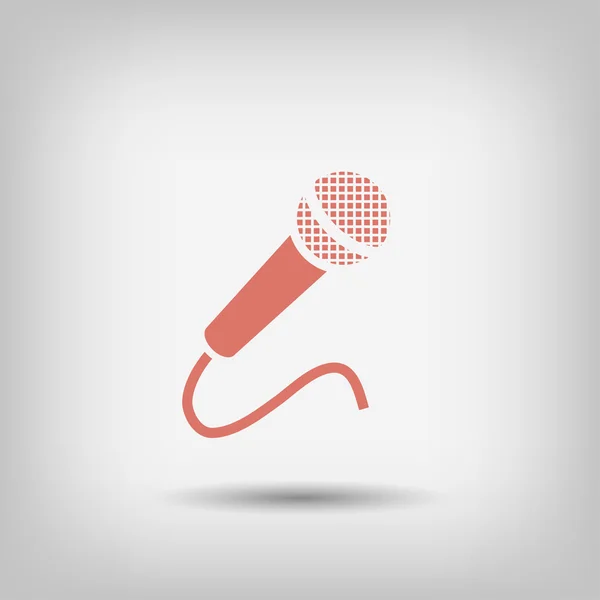 Microphone icon design — Stock Vector