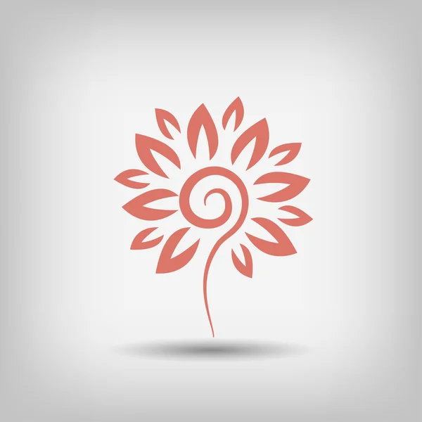 Піктографія ікони квітки — стоковий вектор