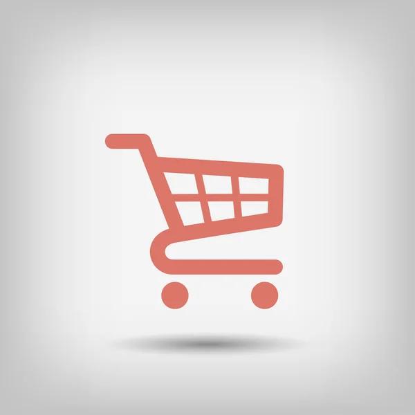 Pictograph shopping cart — Stock vektor