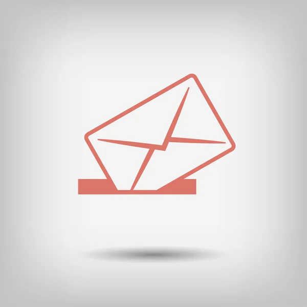 Pictografía del icono de correo — Vector de stock