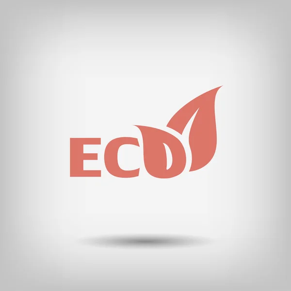 Pictograph van eco-pictogram — Stockvector