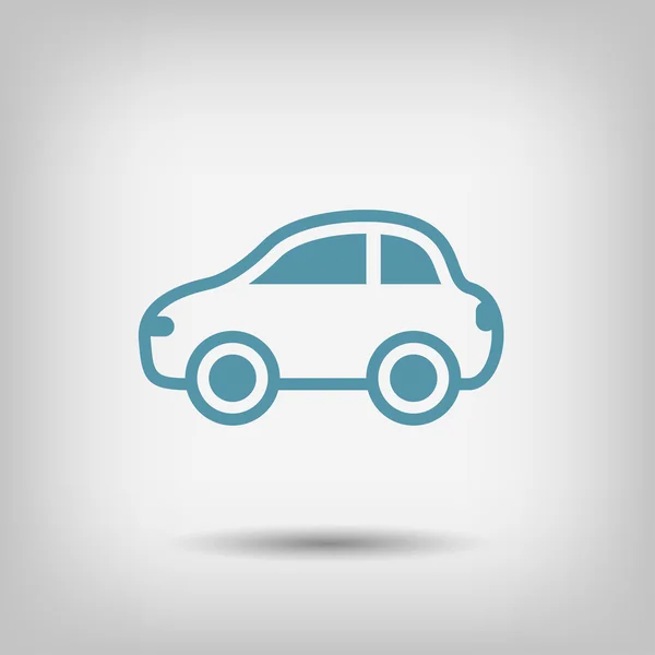 Pictografía del icono del coche — Vector de stock