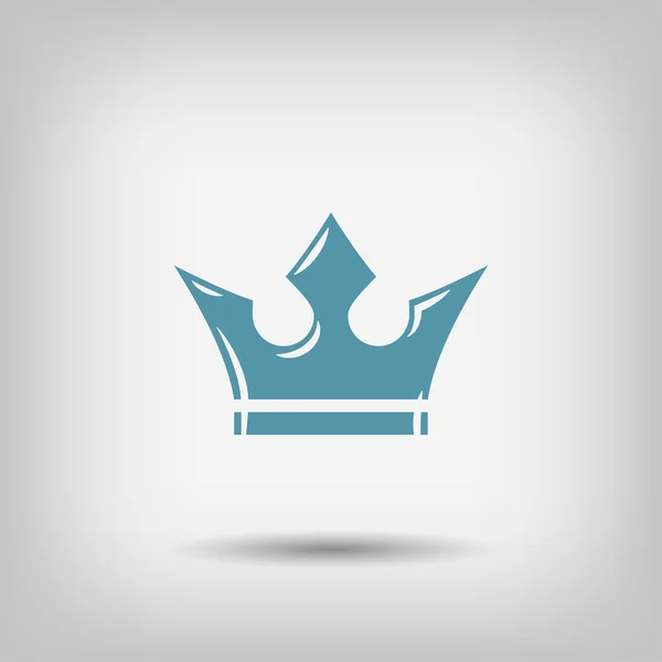 Pictografía del icono de la corona — Vector de stock