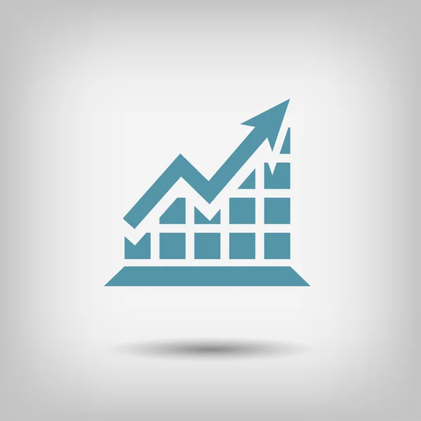 Pictograma do ícone gráfico — Vetor de Stock