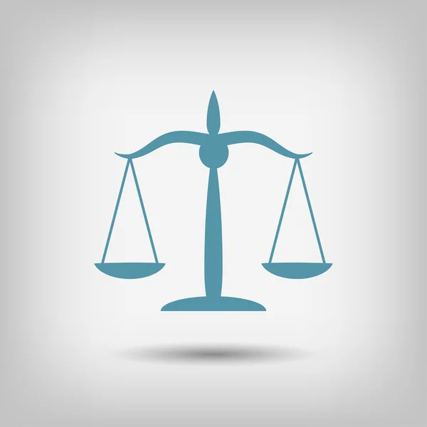 Piktogramm der Gerechtigkeitsskala — Stockvektor