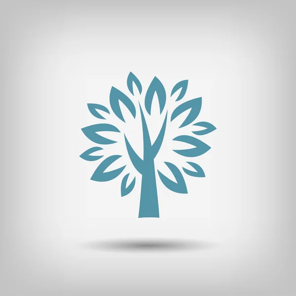 Pictograph van boom pictogram — Stockvector