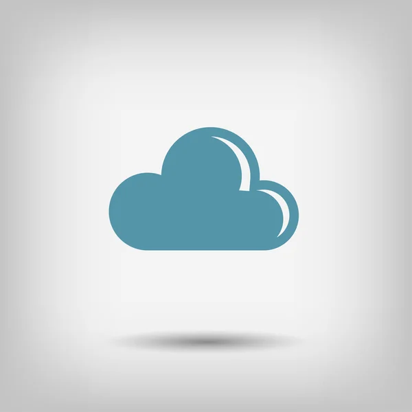 Pictograph of cloud icon — Stock Vector