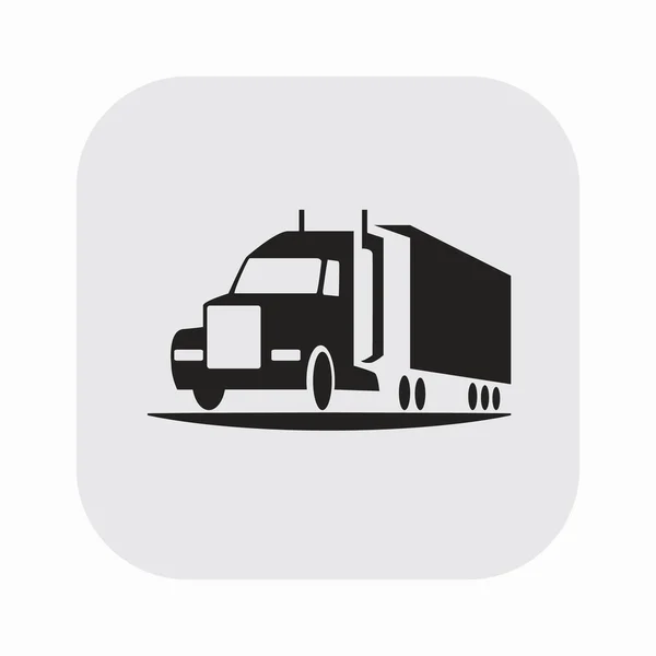Pictograph av lastbil-ikonen — Stock vektor