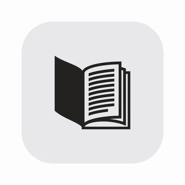 Pictografía del icono del libro — Vector de stock