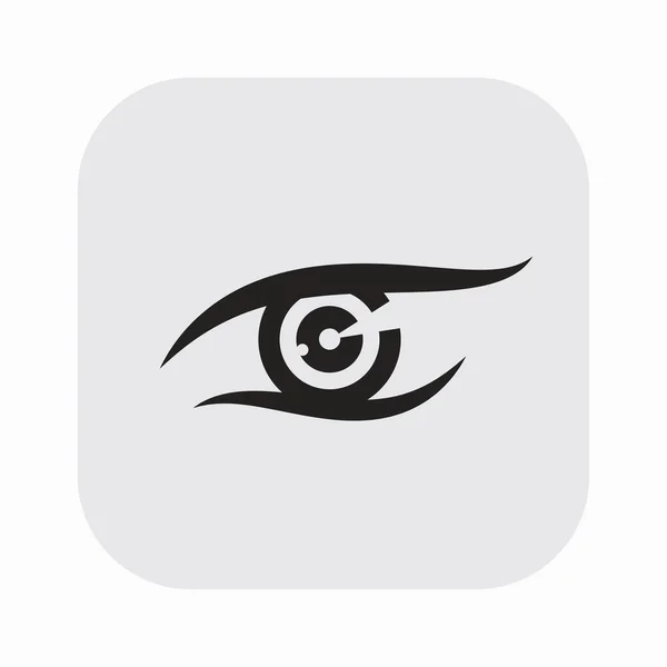 Pictograph of eye icon — Stock Vector