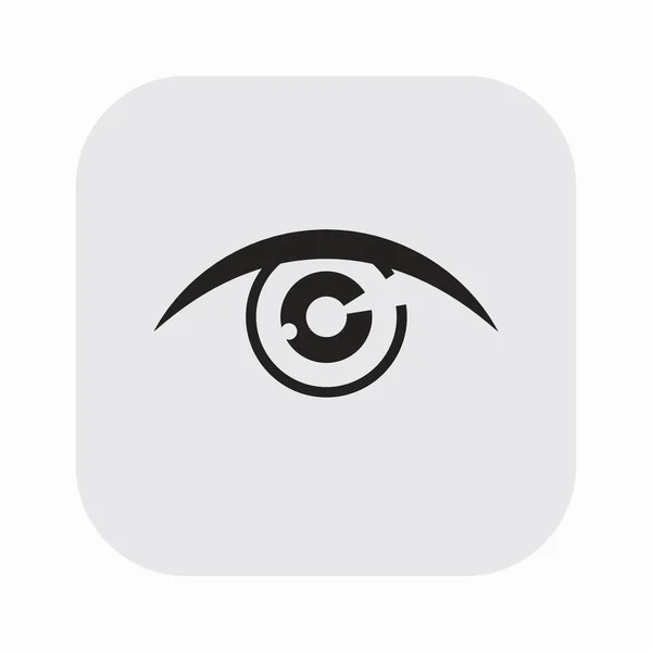 目のアイコンの絵文字 — ストックベクタ