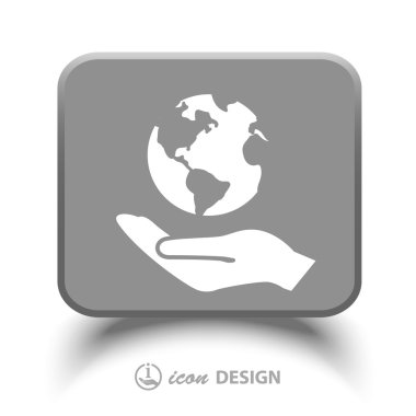 ekibimizi küre simgesi