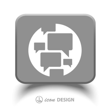 ileti veya sohbet simgesi