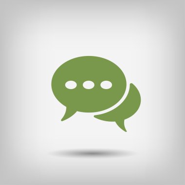 ileti veya sohbet simgesi