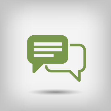 ileti veya sohbet simgesi