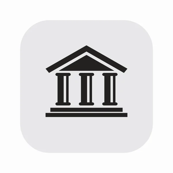 Pictograph of bank icon — Stock Vector