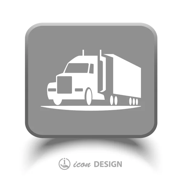 Pictograma do ícone do caminhão —  Vetores de Stock