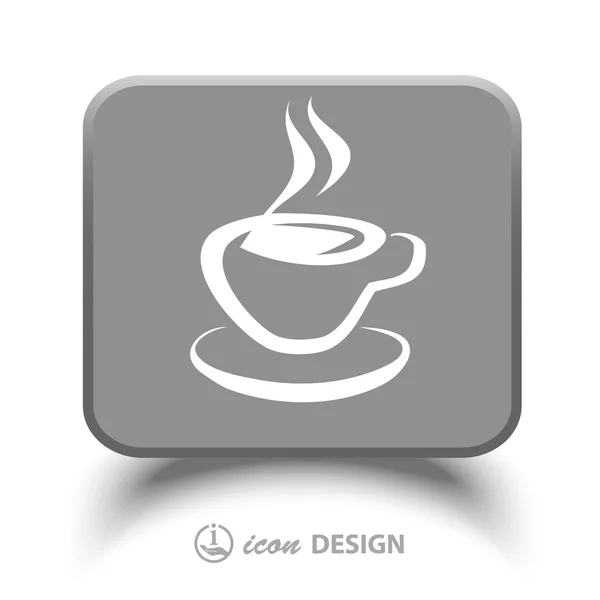 Pictogramme de tasse à café — Image vectorielle