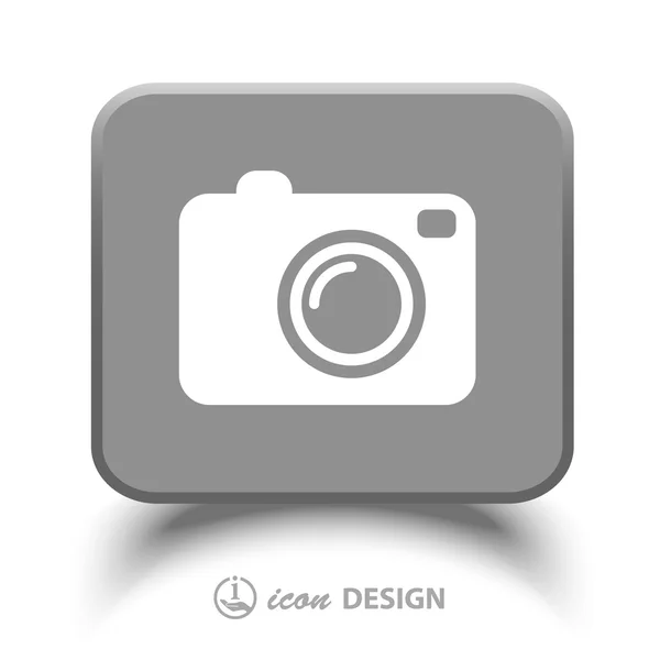 Pictograph of camera icon — Stock Vector