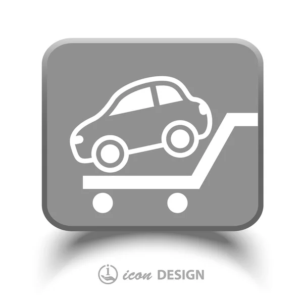 Pictograph van auto-pictogram — Stockvector