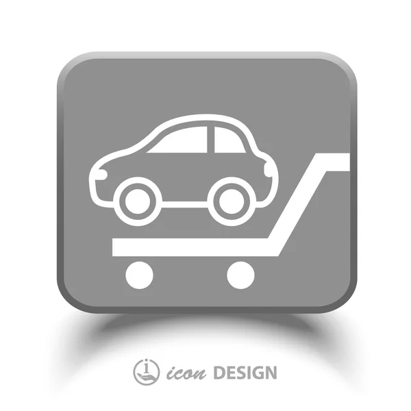 Pictograph of car icon — Stock Vector