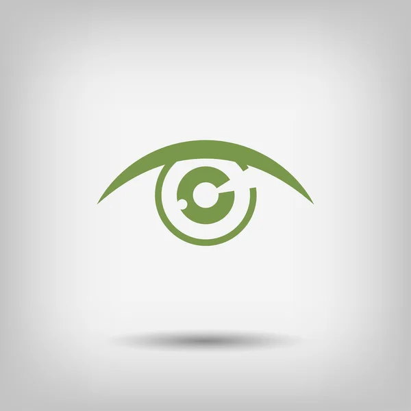 Pictograph of eye icon — Stock Vector