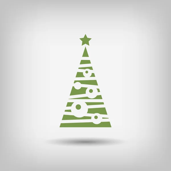 Pictografía del árbol de Navidad — Vector de stock