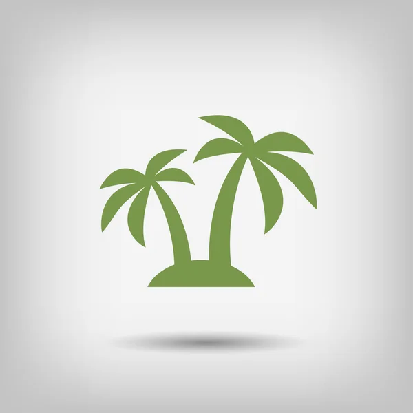 Pictografía del icono de la isla — Vector de stock