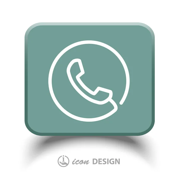 Ikony Symbols ikony telefonu — Wektor stockowy