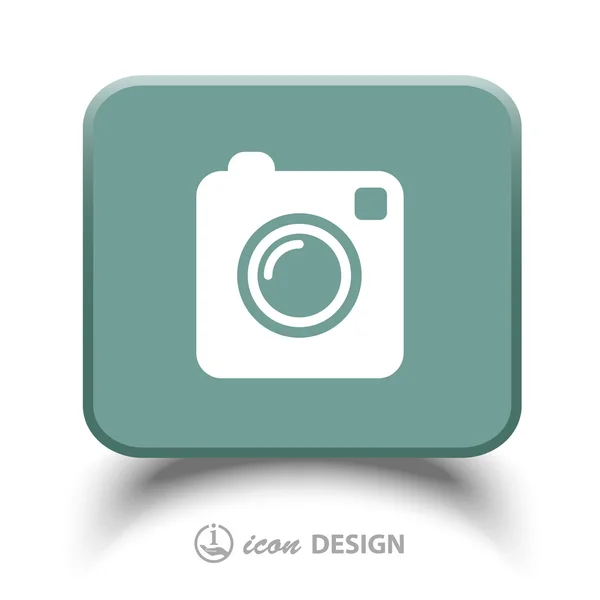 Pictograph of camera icon — Stock Vector