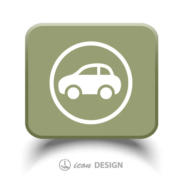 Pictograph van auto-pictogram — Stockvector