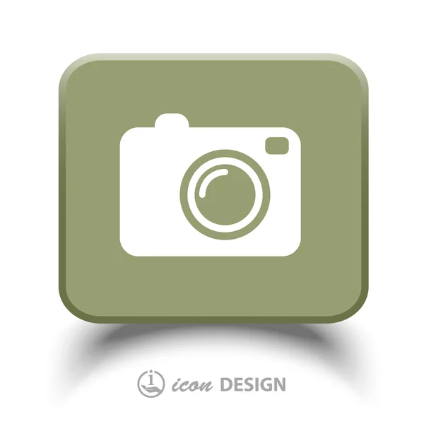 Pictograph of camera icon — Stock Vector