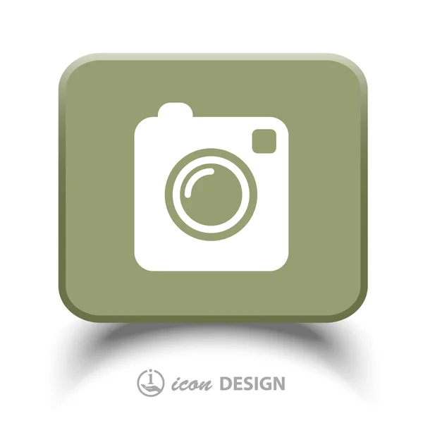 Pictograph of camera icon — Stock Vector