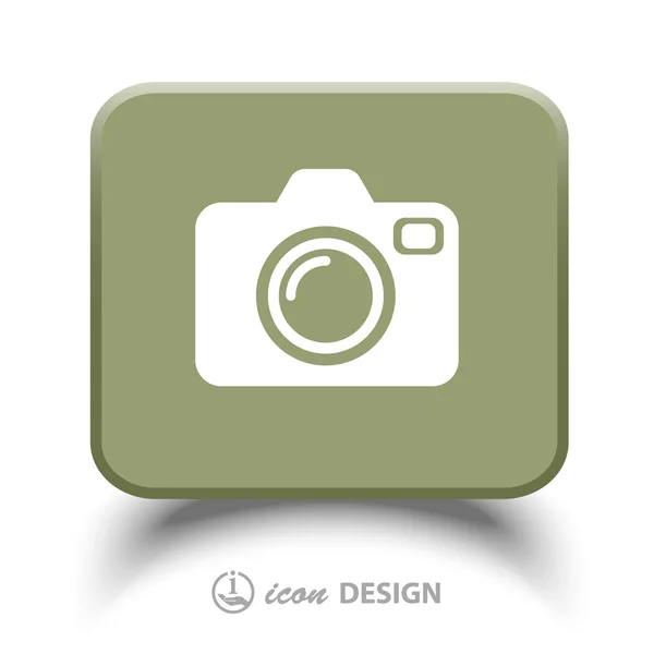 Pictograph of camera icon — Stock Vector