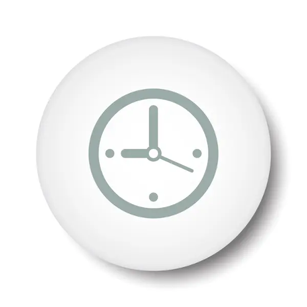 Pictografía del icono del reloj — Vector de stock